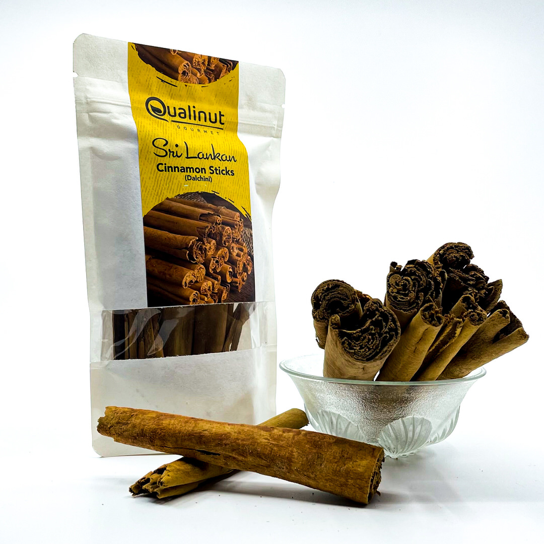 Sri Lankan Ceylon Cinnamon Quills | 50g | Qualinut Gourmet