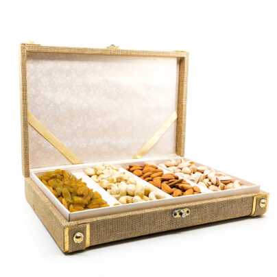 Front side of Dry Fruits Gift Box (Jute)