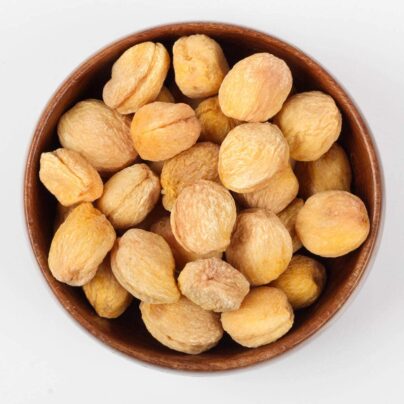 Front view of Himalayan Dried Apricots Khumani